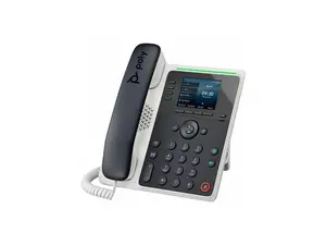 Poly Edge E220 IP Phone and PoE-enabled GSA/TAA - 16x Total Line - VoIP - 2.8" LCD - 2x Network (RJ-45) - PoE Ports - 8F3G6AA