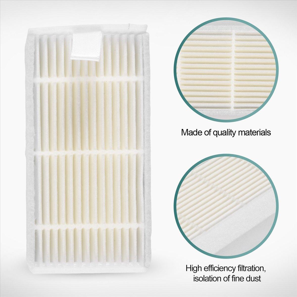 20 Pc Hepa Filter For Ilife V5 V5S V3 V3S V5Pro V50 V55 X5 V5S Pro Robot Vacuum Cleaner Parts