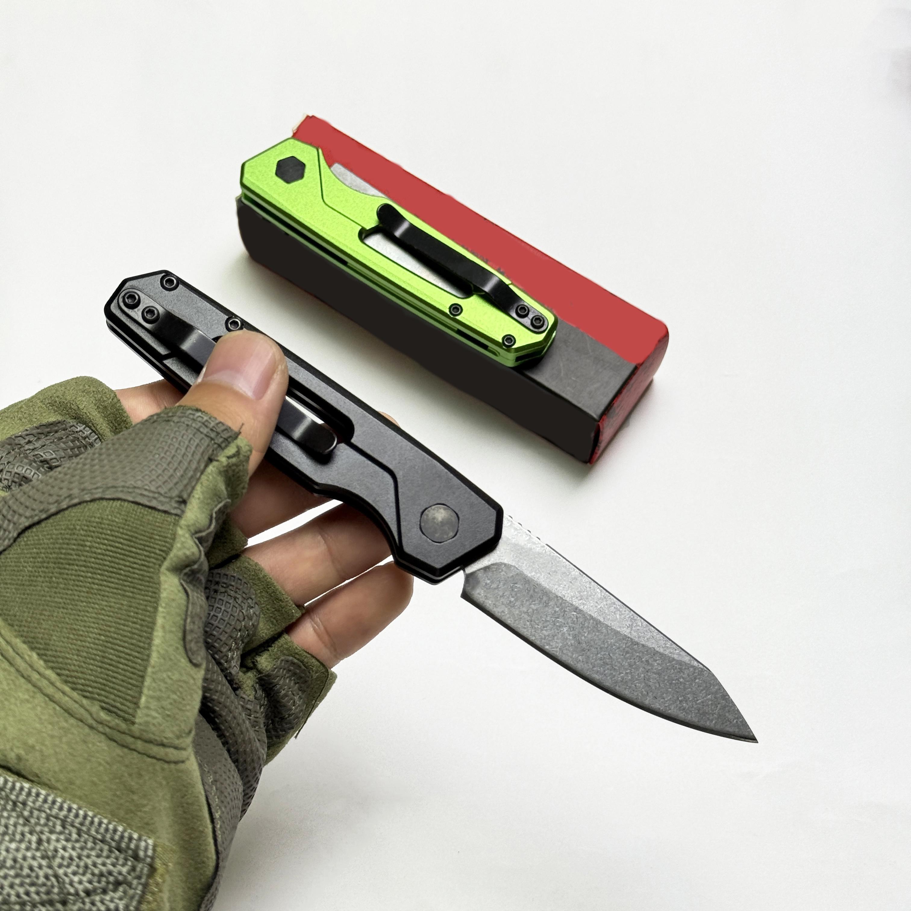 EDC Folding Pocket Tool Multifunctional Outdoor Tool 8Cr13MoV Stainless Steel Blade 7.0 cm Long T6 Aerospace-Grade Aluminum Handle 70g Lightweight Compact Durable for Camping Hiking Daily Use