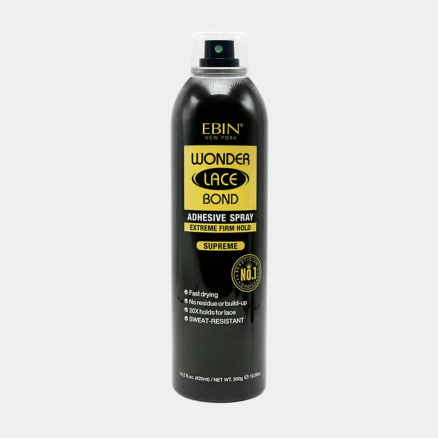 Ebin New York Wonder Lace Bond Adhesive Spray Extreme Firm Hold Supreme 14.2oz/ 420ml