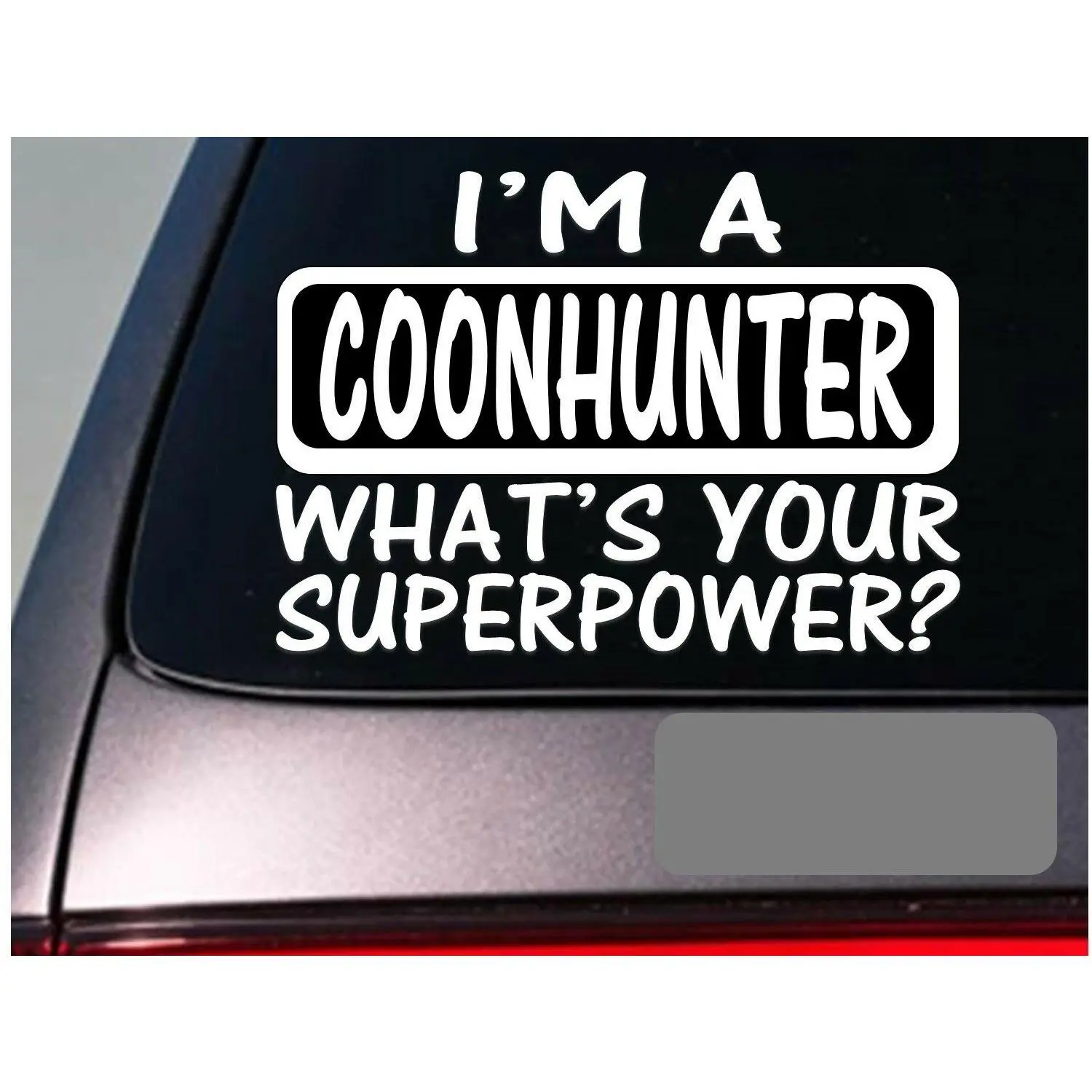 I'm a Coonhunter sticker decal *E103* coonhound walker trap