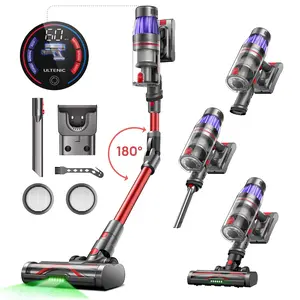 Ultenic U16 Flex Vacuum Cleaner Wireless Cordless with GreenEye Dust Detection Anti-Tangle Brush Digital Display Pet Hair Friendly