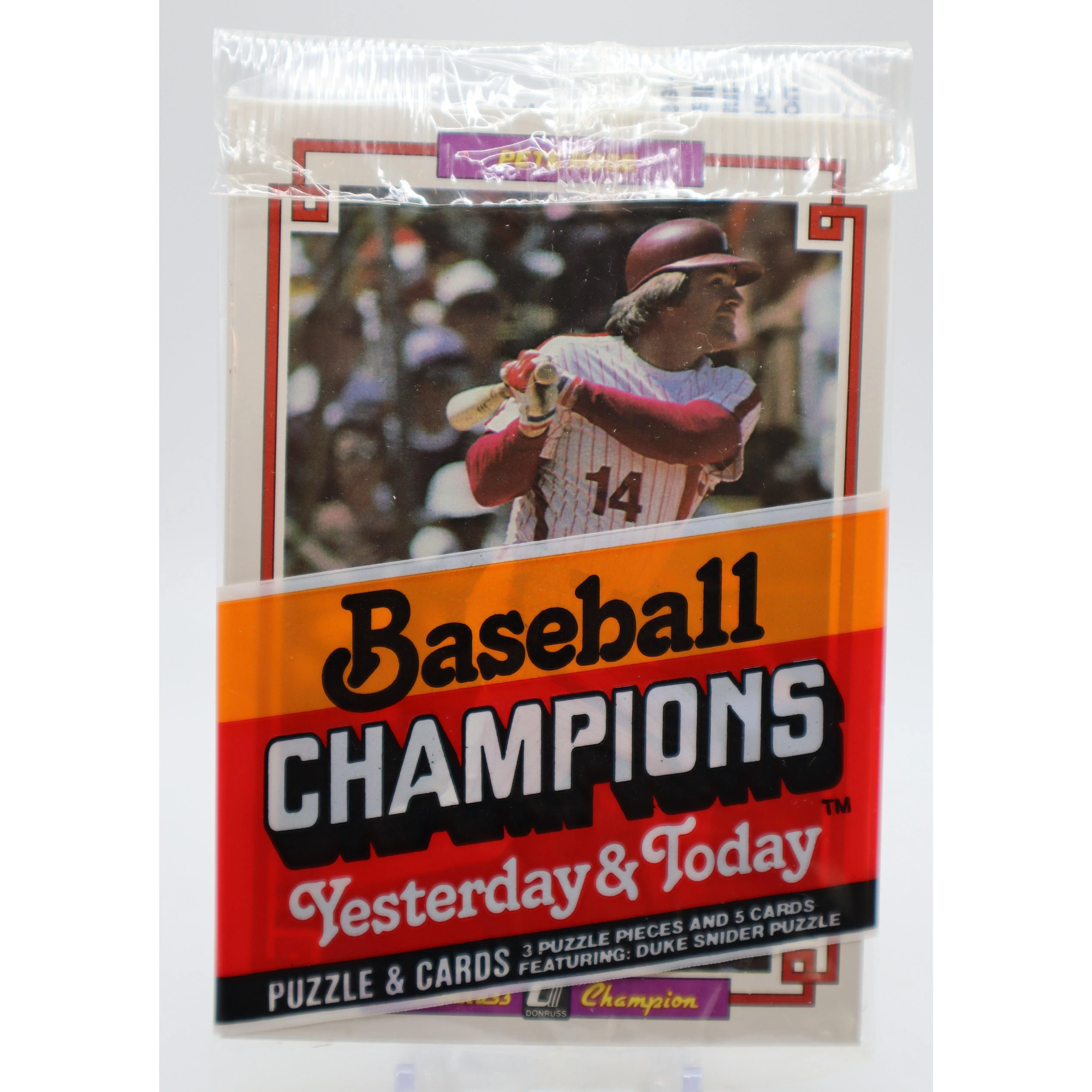 1984 Donruss Champions Yesterday & Today 5-Card Sports Cards Pack, Baseball Collectible Trading Item, Sports Cards Packs