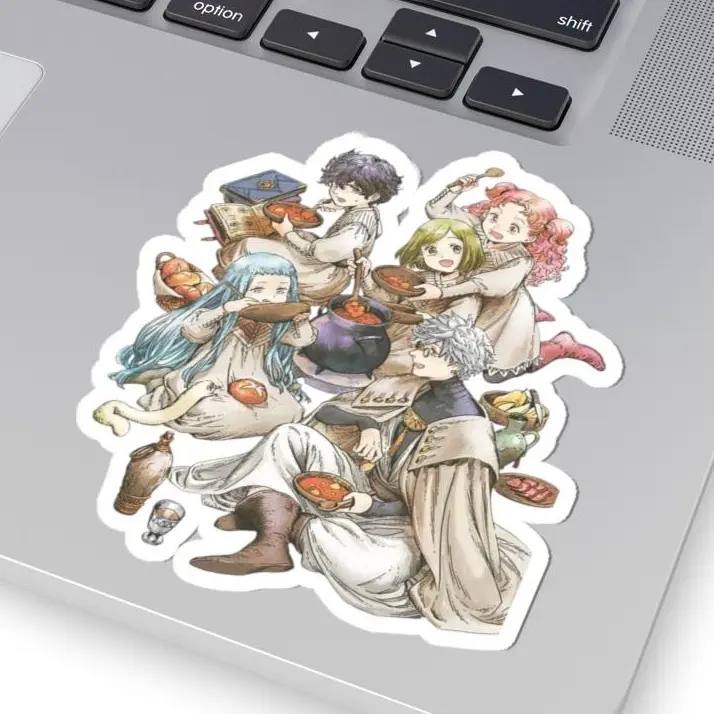 Witch Hat Atelier Coco · Agott · Tetia · Richeh · Qifrey Anime Manga Die-Cut Character Stickers – Perfect for Laptops, Journals, Gift Ideas, Fun Decor, and Celebrations