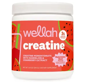 Wellah Creatine for Women - Creatine Monohydrate with Dandelion & Cranberry Extract (50 Servings, Watermelon Slush)