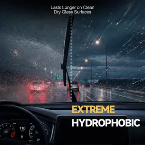 TORETARK Ceramic Glass Coating For Car Windshields and Windows Quickly Repels Water and Clears Vision