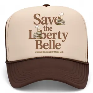 Save The Liberty Belle Foam Trucker Hat - Unisex Viral Trendy Theme Park Hat for Men & Women