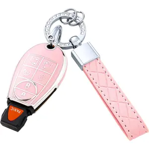 Key Fob with Keychain for for Chrysler Grand Caravan Charger Challenger Durango Journey Magnum