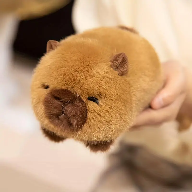 16Cm/6.3Inch Capybara Soft Toy, Adorable Brown Capybara Stuffed Animal, Extremely Soft And Fluffy Capybara Plush, Cozy Home Decor, Perfect Surprise Gifts for Kids, Boys, Girls, And Friends for Birthdays And Christmas
