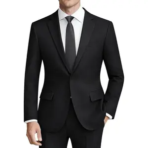MAGE MALE Mens 2 Piece Suit Slim Fit Solid Wedding Prom Tuxedo Suit with One Button Notch Lapel Blazer and Pants