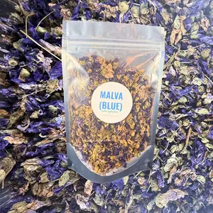 Wildcrafted Blue Malva Flowers (Malva sylvestris) – Dried Herb for Tea, Crafts, Potpourri and DIY Projects