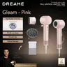 【Limited-Time Deal】DREAME Gleam Hair Dryer with Diffuser, Blow Dryer with 0.73 lbs Lightweight Design, Fast Drying, Negative Ions for Smooth Hair