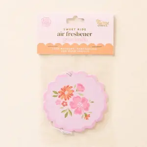 Sweet Ride Car Freshener- Dainty Floral Pink