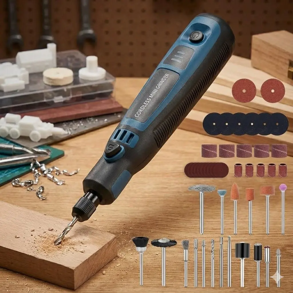 Jewelry Polishing Tool, Electric Engraver Pen for DIY Metal, Jade, Gemstone Carving, Portable Grinder, Handheld Grinding Tool, Polishing Equipment for Home Repair & Crafting, Metal Engraving Kit with USB Charging, USB Rechargeable Tools