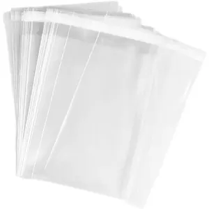 Clear Resealable Cello/Cellophane Bags Good for Bakery, Candle, Soap, Cookie 100 count/200Pcs/300PCS (transparent, 4x6inch-200Pcs)