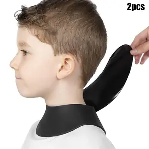 2-Pack Silicone Neck Protector Haircut Apron, Waterproof Hair Dye Shoulder Pad, Salon Anti-Stray Hair Mat, Beauty Styling Essential