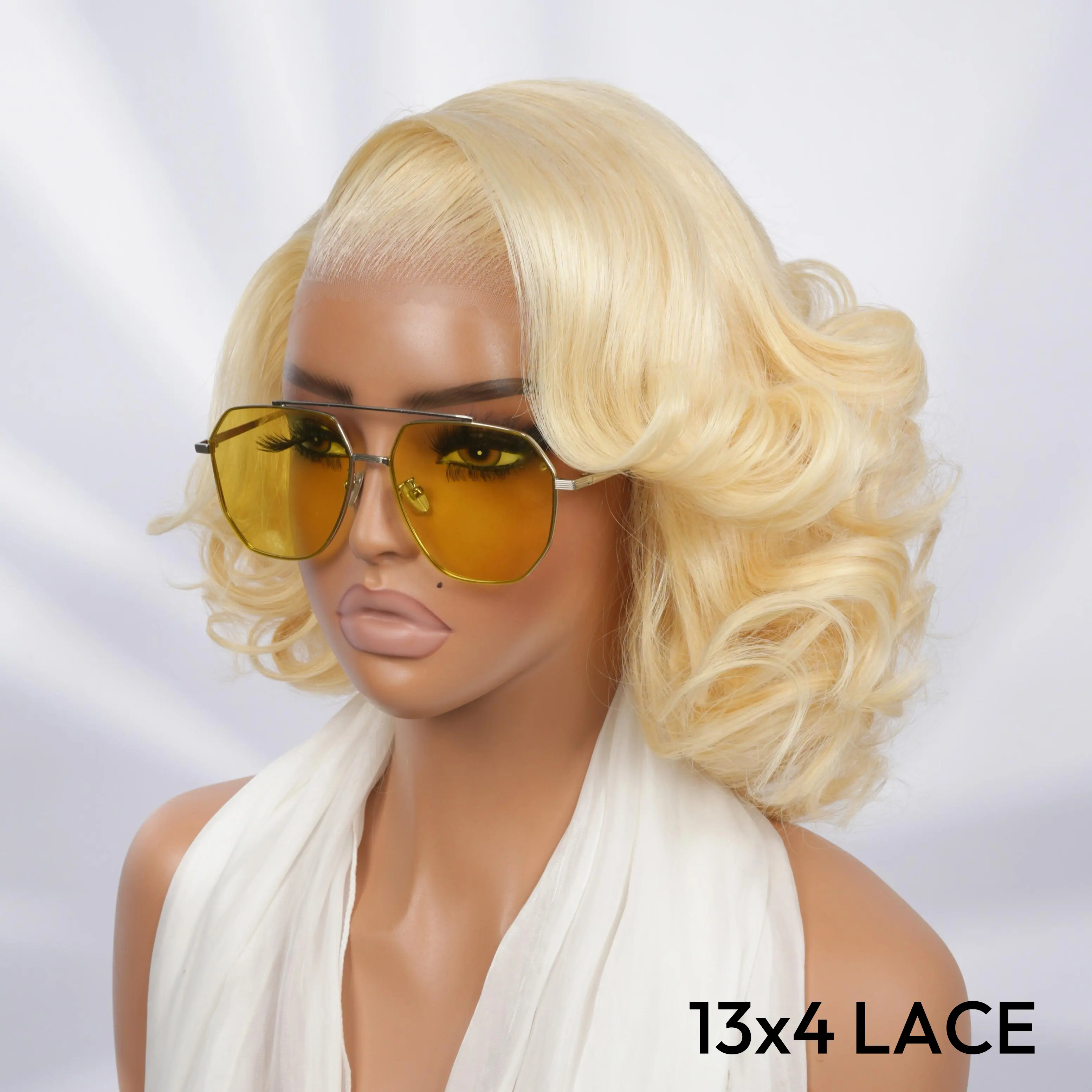 [13×4 Monroe Blonde] Layered Body Wave