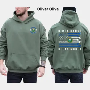 American And El Salvador Flag Hoodie, Dirty Hands Clean Money Hoodie, Blue Collar Men's Graphics Shirt, Mexican Dad Gifts, Workwear Graphics Hoodie, Casual Mens Wear