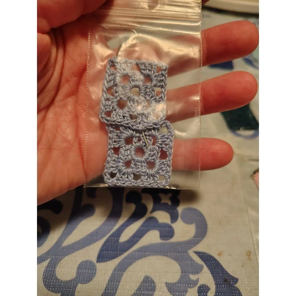 Handmade Granny Square Earrings - Unique Handcrafted Design for a Special Touch