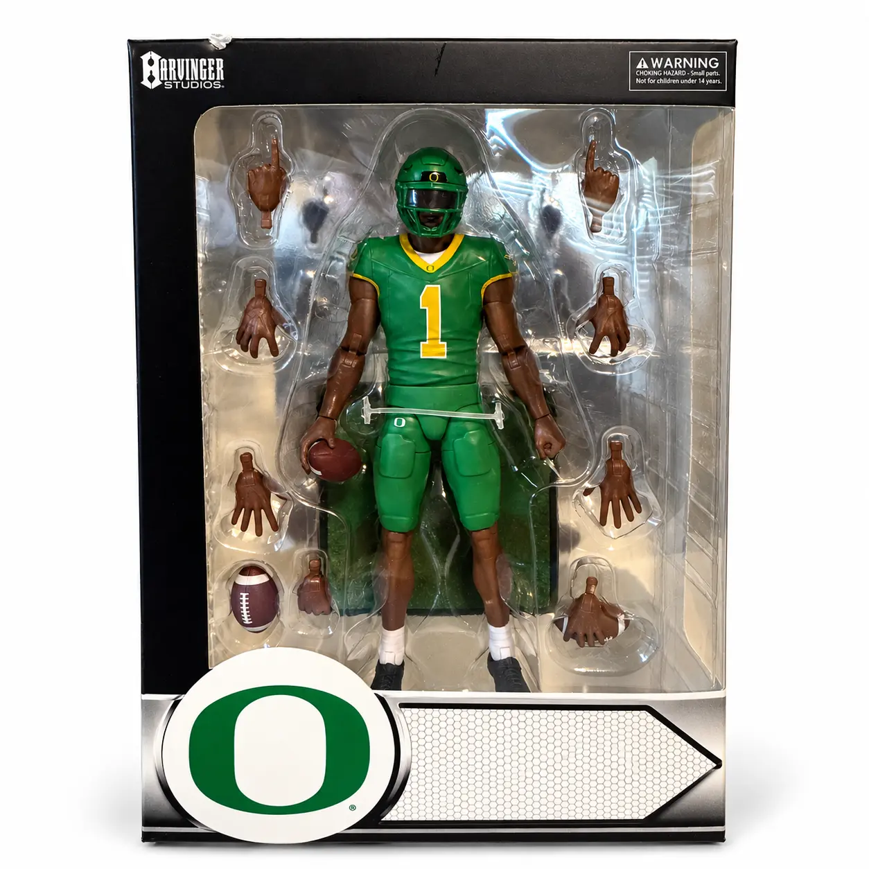 Oregon #1 Walk-On Player Dark Collegiate Legends Action Figure, Collectible Sports Figurine, Action Figures