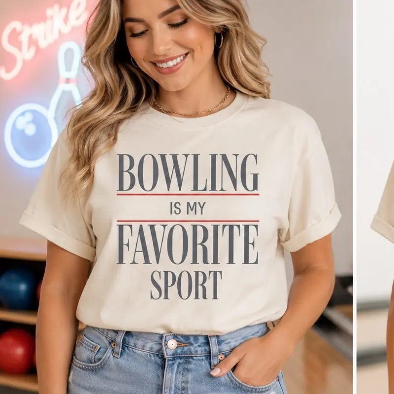 Bowling graphic t
