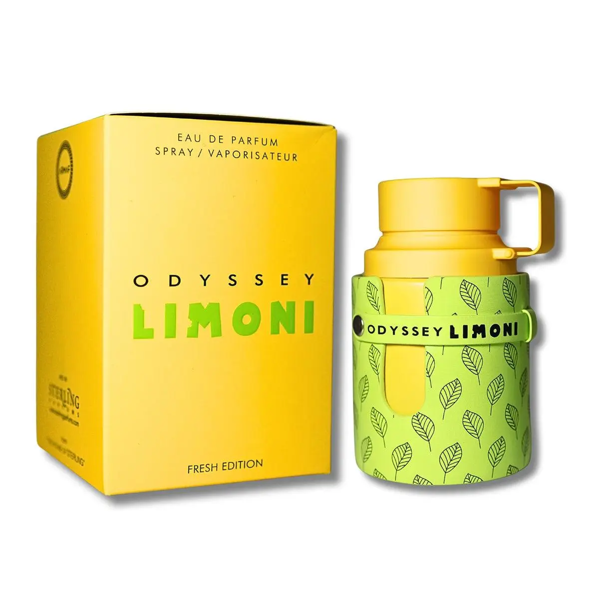 Armaf Odyssey Limoni Unisex EDP - 100ML (3.4oz) Aromatic Fruity Fragrance, Zesty Fruit-Based Scented Ethanol-Free Fragrance with Vanilla Note, Single Item, Fruit-Based Unisex Fragrance