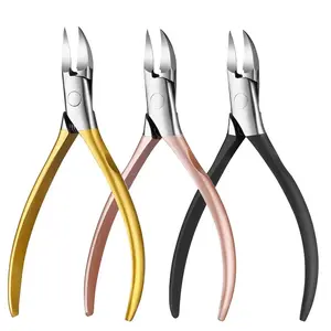 1/3 set of nail clippers, household use, suitable for both women and men, sharp cutting edge for internal toenails, stainless steel manicure tools, convenient to carry, professional foot and hand care, excellent dead skin removal tool