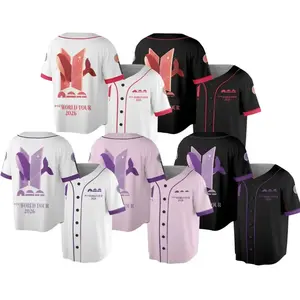 Whalien Baseball Jersey Inspired, Collection Colors Gear for Army, Idea Outfit Concert 2026 For Bulletproof Fans, Gift for Fan, Vibes