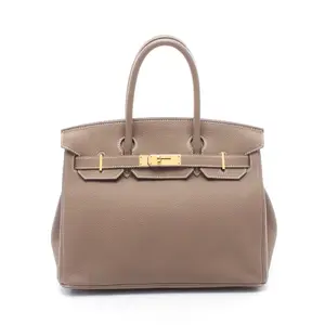 Pre-owned HERMÈS Calfskin Shoulder Bags Hermes Birkin30 Togo