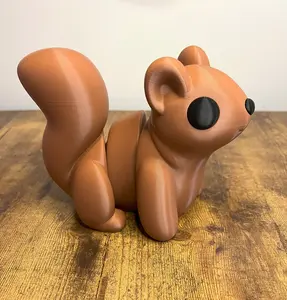 Giant Baby Squirrell/ 3D Printed Animals Articulated Flexible/ Great Gift Idea/ Perfect for decor