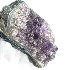 Raw Amethyst Crystal Specimen - Natural Purple Mineral Stone for Healing Properties, Meditation, and Home Decor, Us
