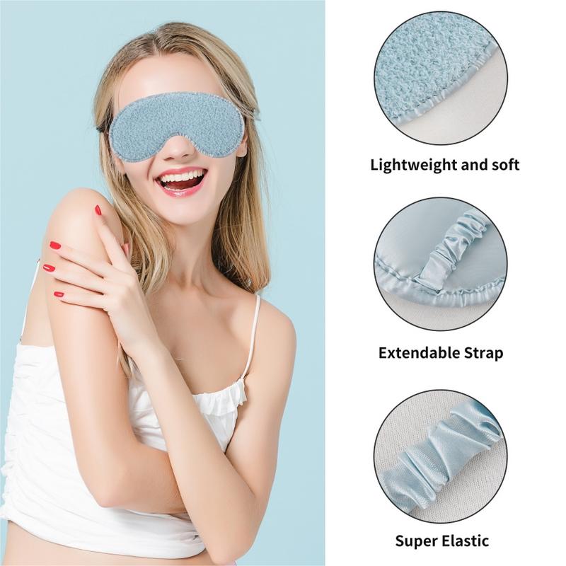 3-Piece Luxury Travel Set, Throw Blanket With Convenient Carry Handle & Silky Satin Eye Mask, Stylish HeadbandHypoallergenic Polyester, Perfect For On-The-Go Comfort & Home Use (50"×60")