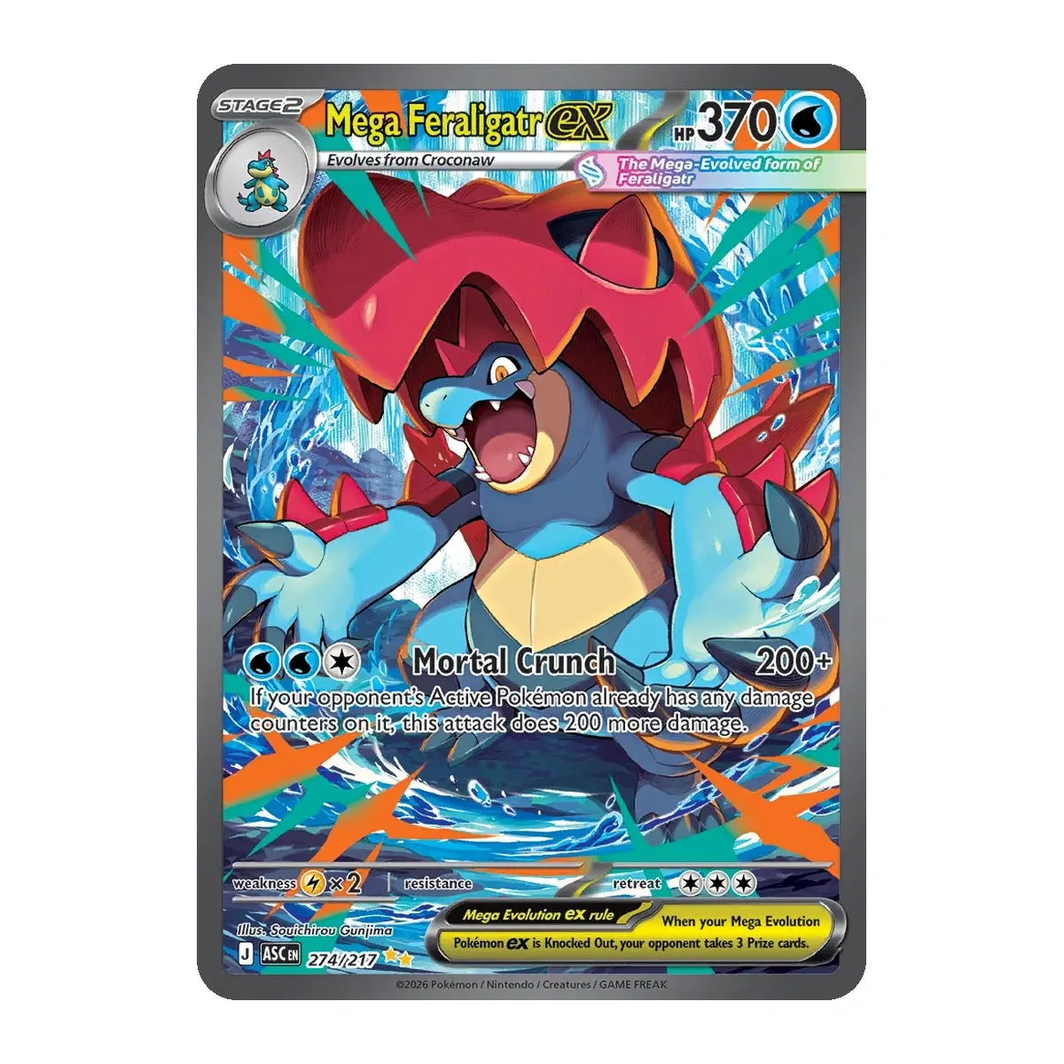 Mega Feraligatr ex - 274/217