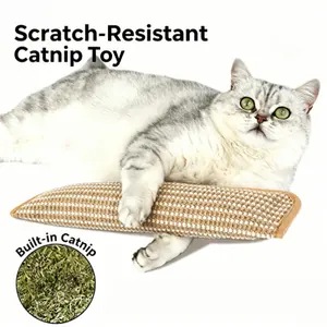 Cat toy game pillow and cat scratching pad, suitable for solo play and intimate interaction, making your feline friend happy and calm. The perfect gift for cats
