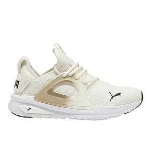 PUMA Womens Softride Enzo Evo Molten Metal Lace Up Sneakers Shoes Casual - Black