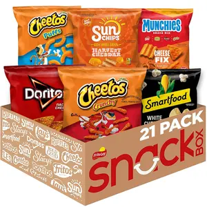 Frito-Lay Cheesy Mix Variety Pack (Pack of 21) Snack Cheese