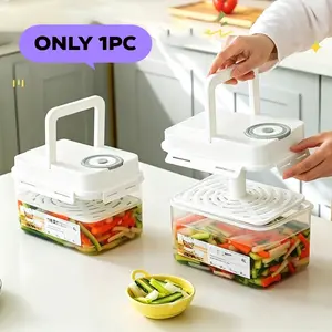 Multi-Functional Airtight Sealed Food Jar, Specially Designed for Kimchi Storage, Ideal Fermentation Container for Olives, Peppers and Pickled Cabbage, Reliable Storage for Grains, Fruits and Vegetables Long-Term Freshness