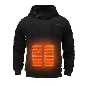 {Battery Included} Electric Heated Hoodies - Sweatshirts - Menswear - Tech Wear - Adaptive - Heated -Unisex hoodie Cotton Pullover