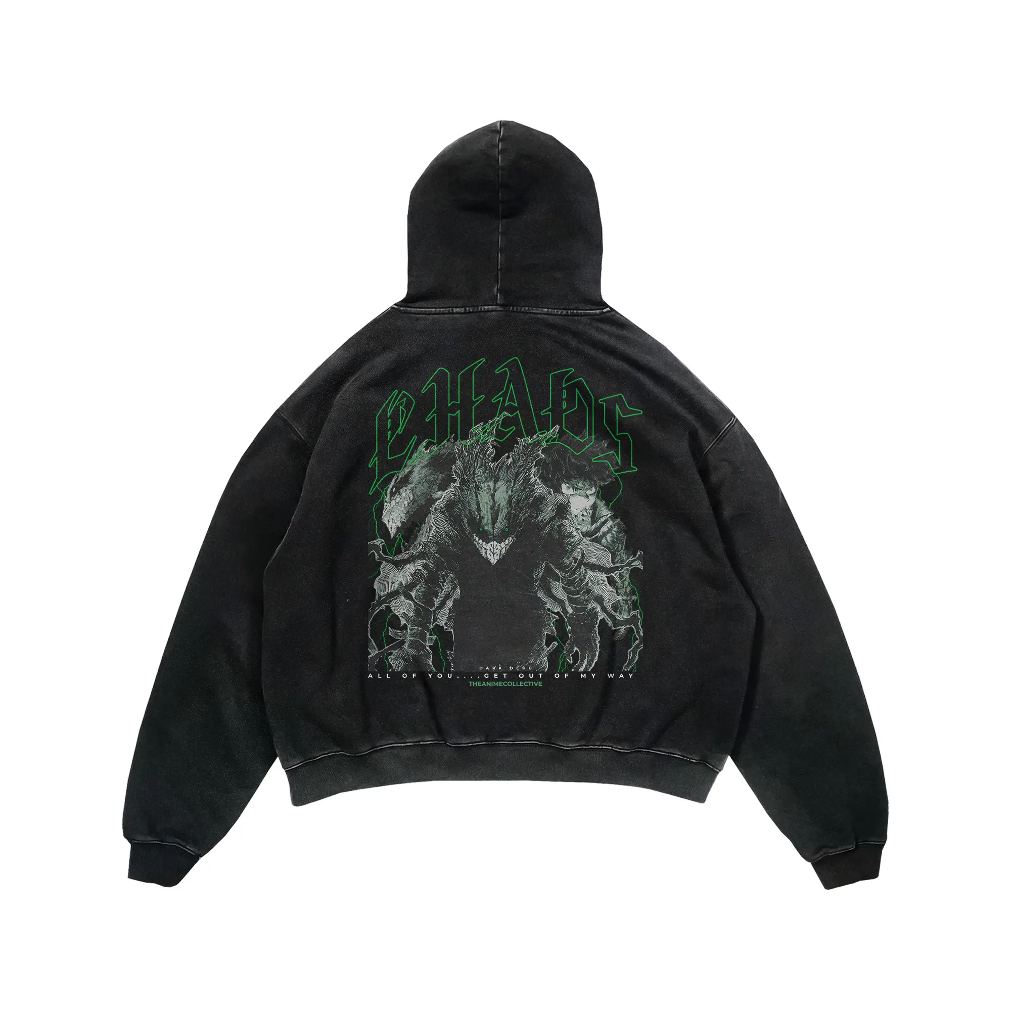 Deku Vintage Hoodie | My Hero Academia Anime Hoodie Graphic Streetwear Oversized Fit Collector, Gift For Fan Anime