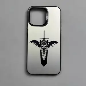 B-Black C-CloverS Logo Phone Case For IPhone 17 16 15 14 13 12 11 Pro Max Air Multicolor Matte Laser Metallic Aurora Funda