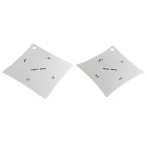 Metallor Guitar Finger Fretboard SaddleNut Multi-Radius Gauge Measuring Tool