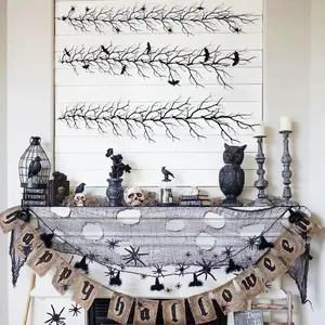 Halloween Dried Twigs Branches Decorative Sticks, Realistic Faux Plant Tree Branches for Scary Indoor Decoration, 1 Piece