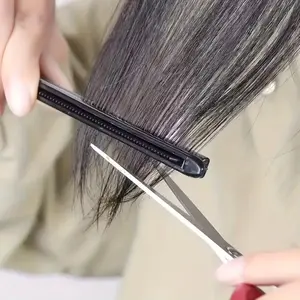 1pc Hairdressing V-shaped Comb for Messy Hair, Straight Hair Comb, Flat Iron Comb, Foldable Updo Tool, Straight Hair Clip, Hairdressing V-gap Comb