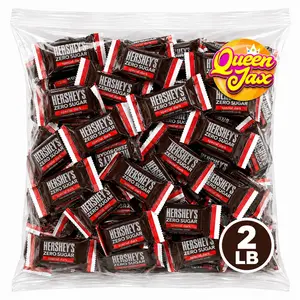Zero Sugar Special Dark Chocolate - 2 Pound Bag - Bulk- Individually Wrapped