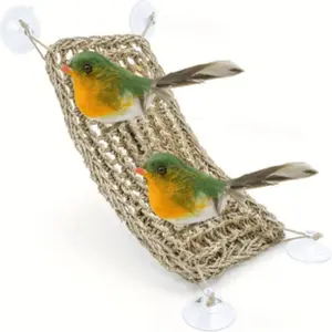 Bird Stand Aid Rack, Bird Cage Accessory, Breathable Mesh Pad, Ideal Lizard Nest, Perfect for Pet Birds and Reptiles