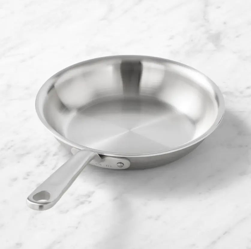 Made In Stainless-Steel Fry Pan