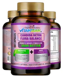 Candida Balance -Fungus Treatment and Candida Cleanse support 100 ct made in USA