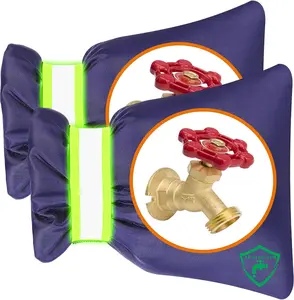 Outdoor Faucet Covers Winter 2Pack 8.3" H x 6.7" W Outside Hose Bib Covers Protector Spigot Covers