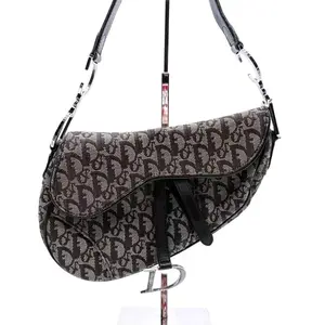 Pre-owned Dior canvas Shoulder Bags Diorissimo Saddle
