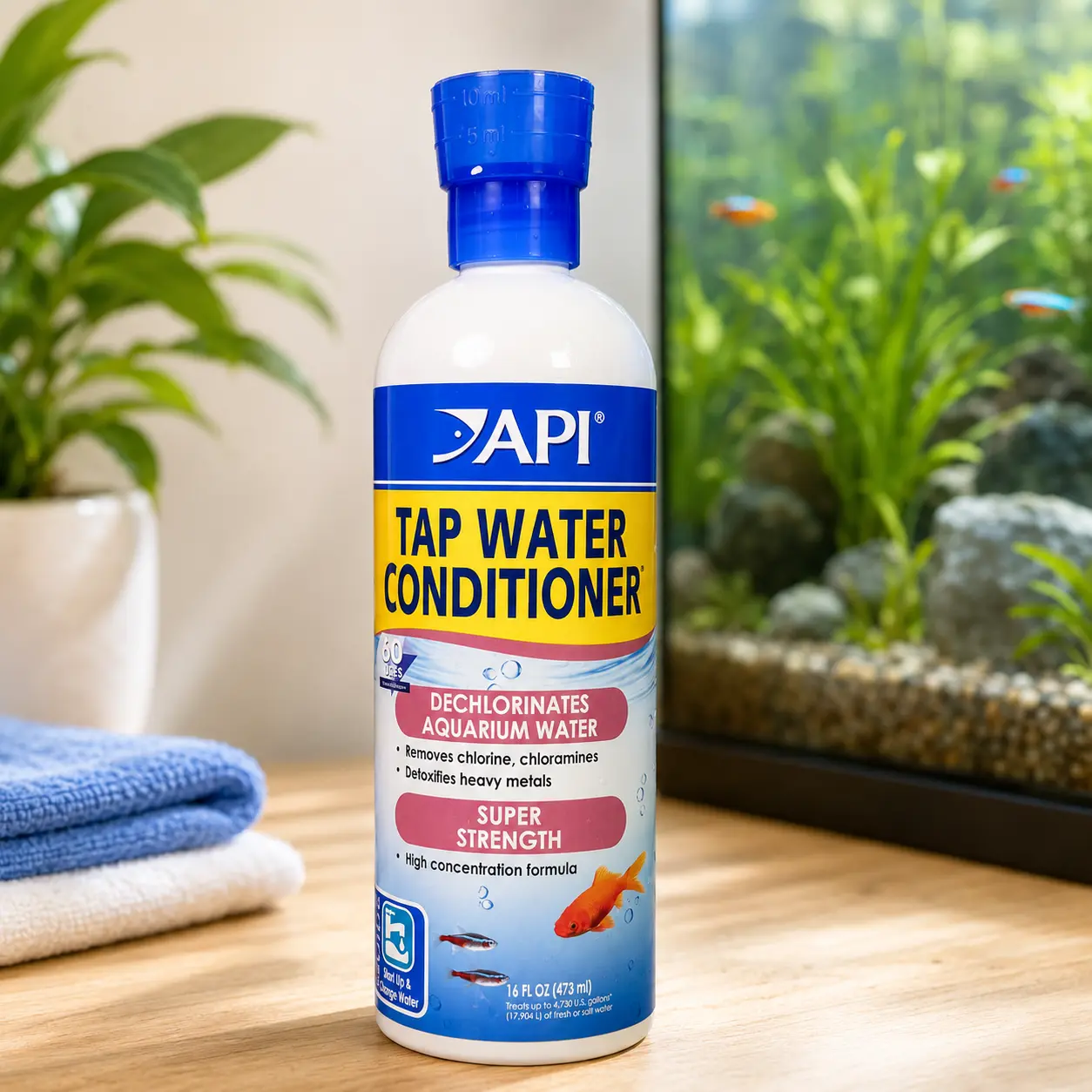 API Tap Water Conditioner for Aquariums, 16-oz Bottle (Fish & Aquatic Pet Supplies)